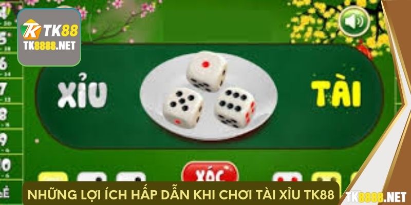 Những lợi ích hấp dẫn khi chơi tài xỉu TK88